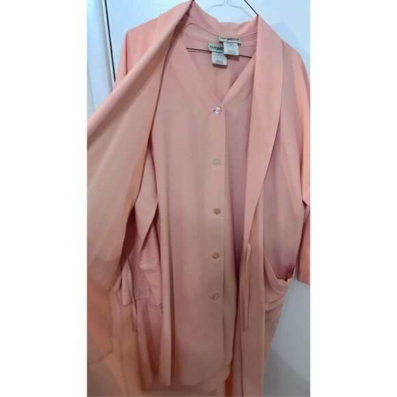 TRAVEL SMITH TWO PIECE CORRAL COLOR DRESS AND JACKET WOMENS SIZE M - Picture 4 of 12